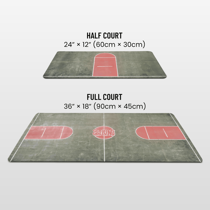 Silent Obstacles Silent Basketball Court, Full Court - Quiet Fingerboard Surface Pad