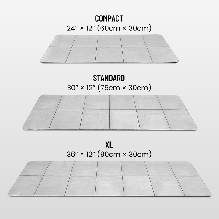 Silent Obstacles Silent Sidewalk, XL - Quiet Fingerboard Surface Pad, 36" x 12"