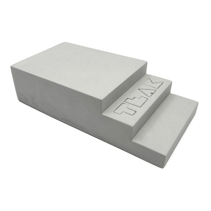 Teak Tuning - Monument Series Monument Series Concrete - "The Stoop" Manual Pad Stairs - 6" Long, 3" Wide - Sterling Gray Colorway