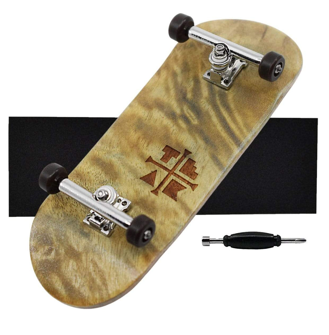 Teak Tuning 34mm Prolific Gen1 Fingerboard Complete - "Out of the Woods" Colorway - Gen1 Prodigy Trucks + Pro Duro Bubble Bushings