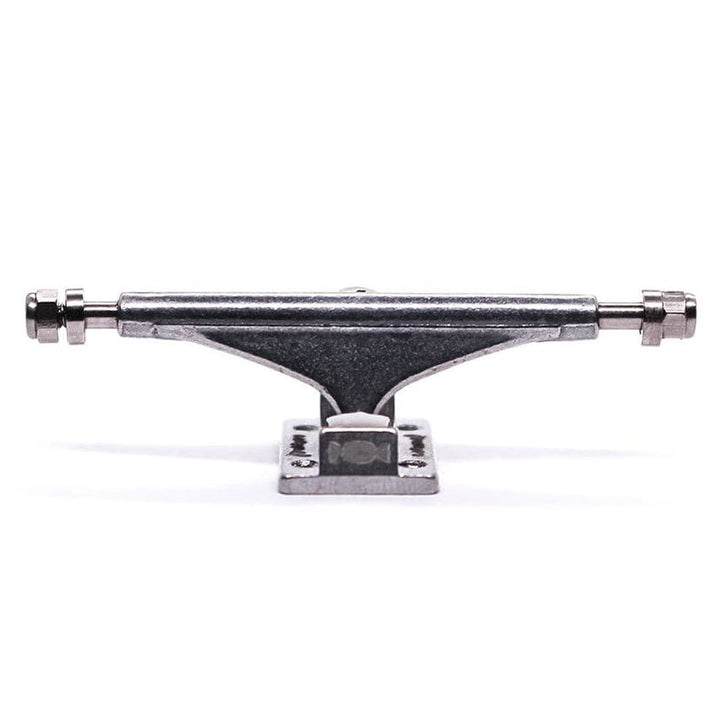 Teak Tuning 34mm Inverted Caramel Fingerboard Trucks - Silver - Includes Pro Duro Bubble Bushings