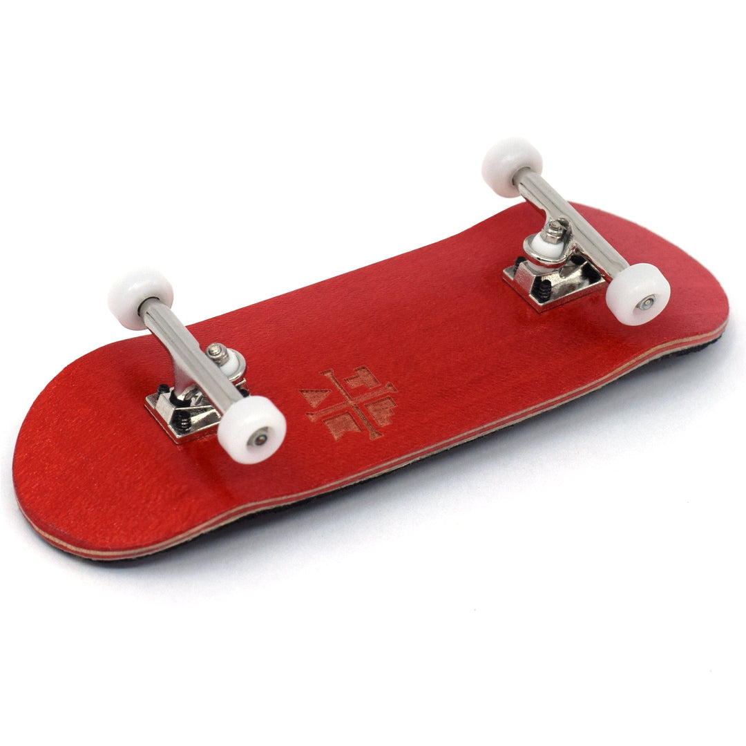 Teak Tuning 32mm Prolific Gen2 Fingerboard Complete - "The Crimson Classic" Colorway - Gen2 Prodigy Trucks + Pro Duro Bubble Bushings