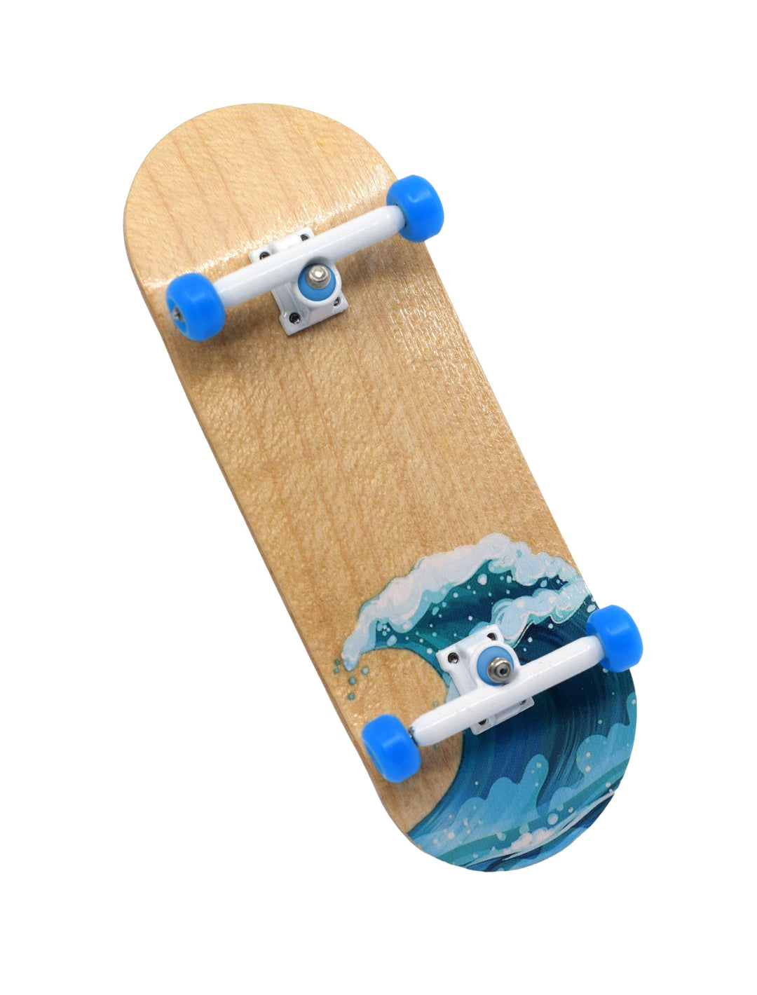 Teak Tuning 34mm Prolific Gen1 Fingerboard Complete - "Waves" Graphic - Gen1 Prodigy Trucks + Pro Duro Bubble Bushings