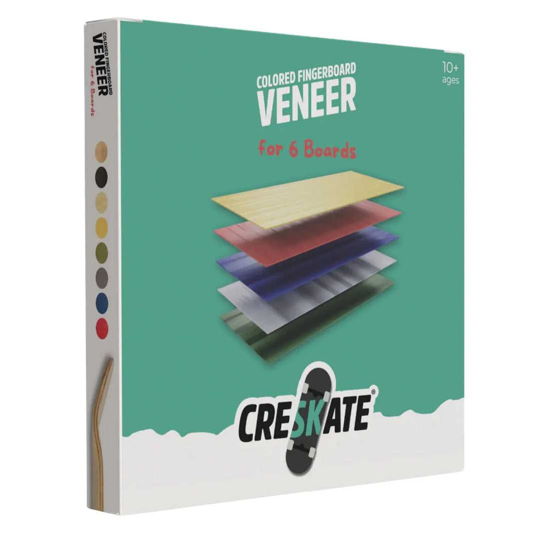 Teak Tuning Pro Fingerboards Colored Fingerboard Veneer Pack for 6 Boards - Dyed Maple Veneer Pack and Foam Tape by CRESKATE
