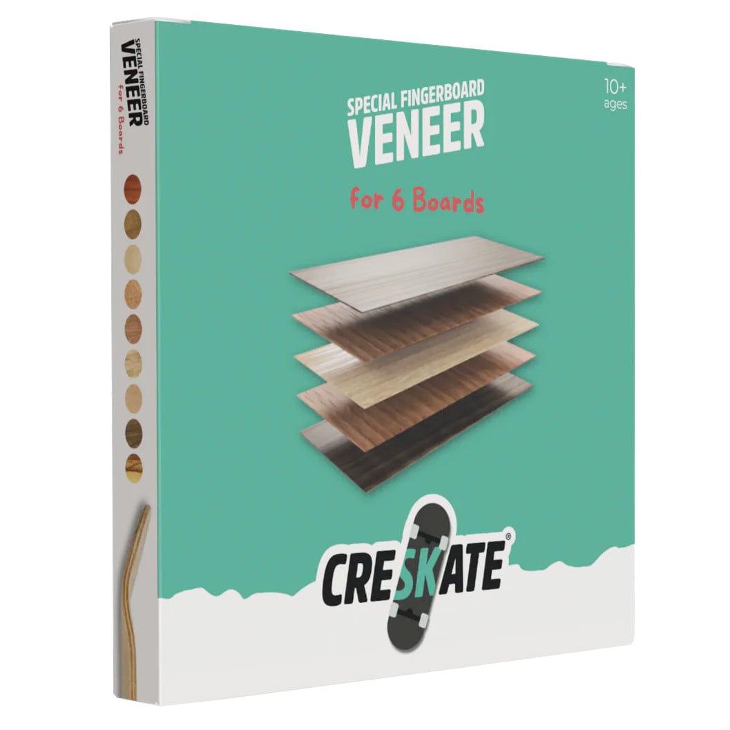 Teak Tuning Pro Fingerboards Special Exotic Fingerboard Veneer Pack for 6 Boards - Exotic Veneer Pack and Foam Tape by CRESKATE