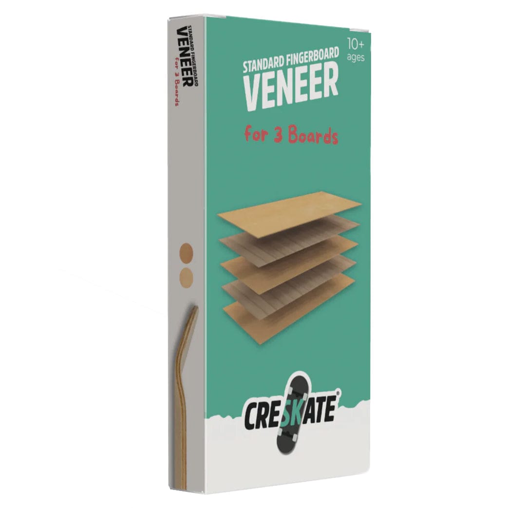 Teak Tuning Pro Fingerboards Standard Fingerboard Veneer Pack for 3 Boards - Maple/Beech Veneer by CRESKATE