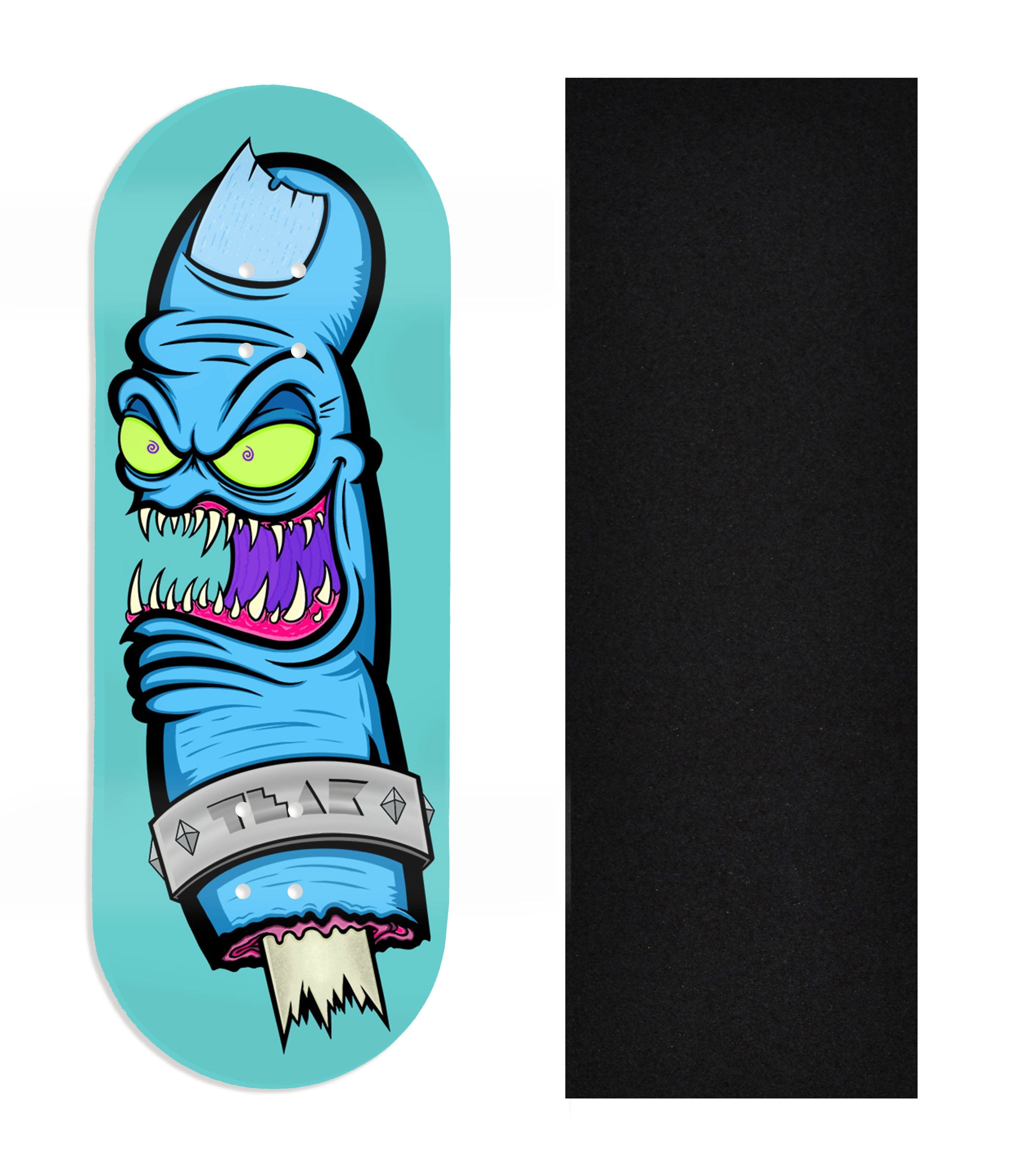 Heat Transfer Graphic Wooden Fingerboard Deck, Design Contest 2024