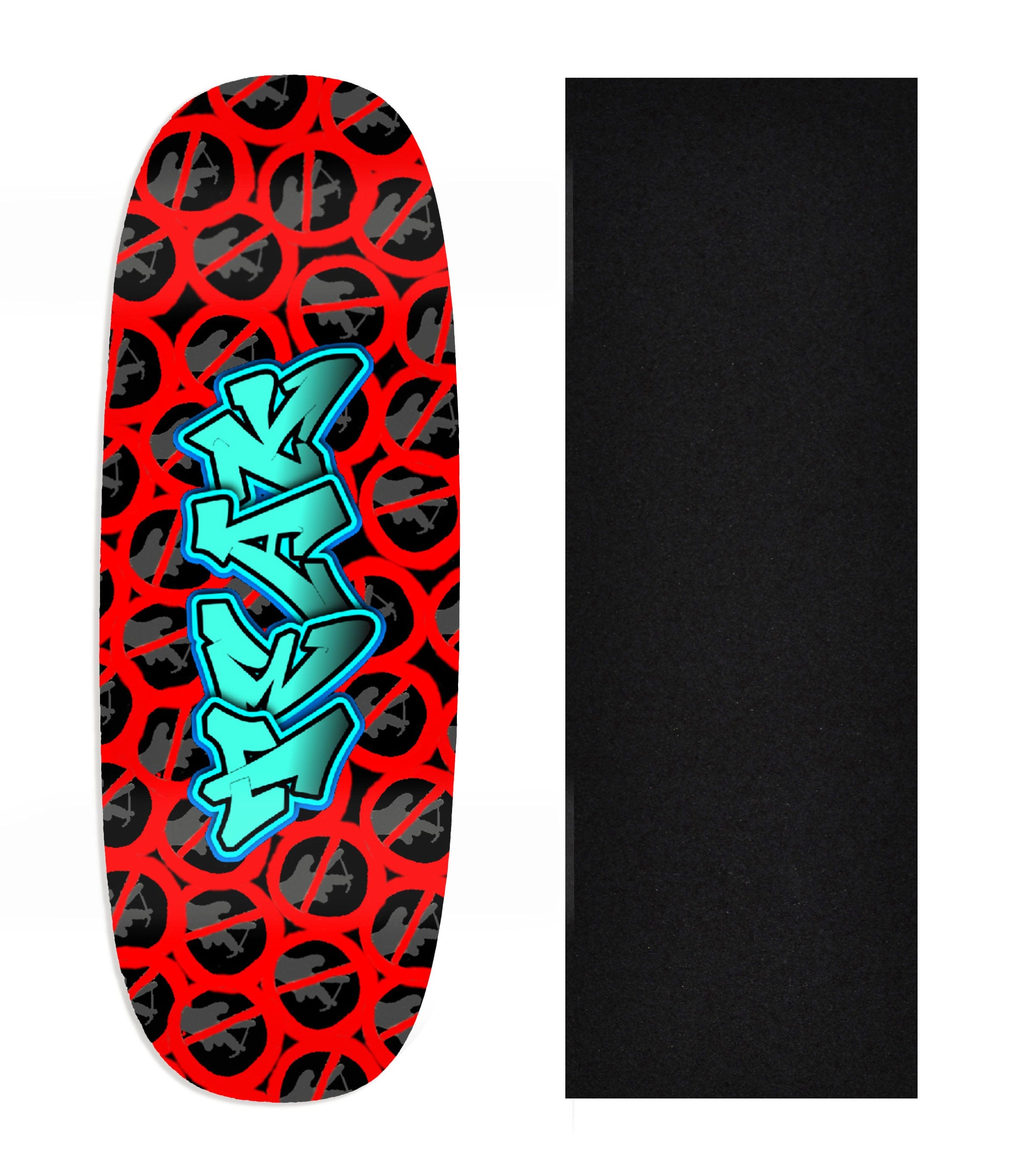 Heat Transfer Graphic Wooden Fingerboard Deck, Design Contest 2024