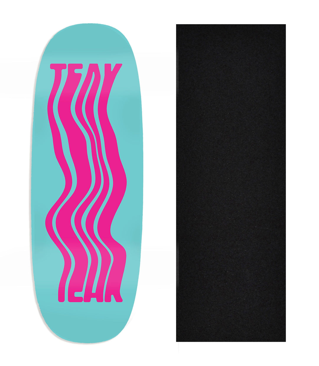Teak Tuning Heat Transfer Graphic Wooden Fingerboard Deck, Design Contest 2025 Winner, @1988grfx - "Pink Motion" Ohhh Deck