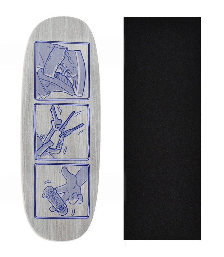 Teak Tuning Heat Transfer Graphic Wooden Fingerboard Deck, Design Contest 2025 Winner, @flamingtunapictures - "The Essentials" Ohhh Deck