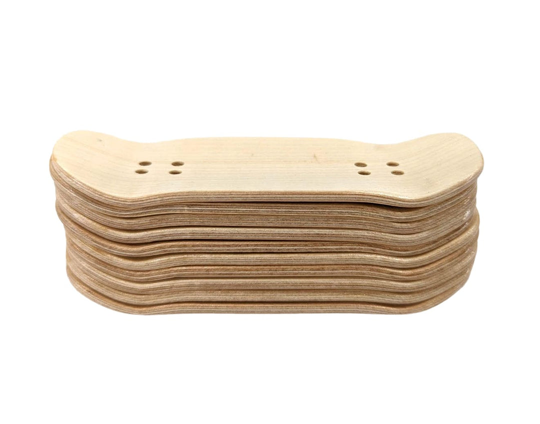 Teak Tuning 10pk Maker Series Maple Wooden Fingerboard Deck, "Unbranded" - 32mm x 97mm