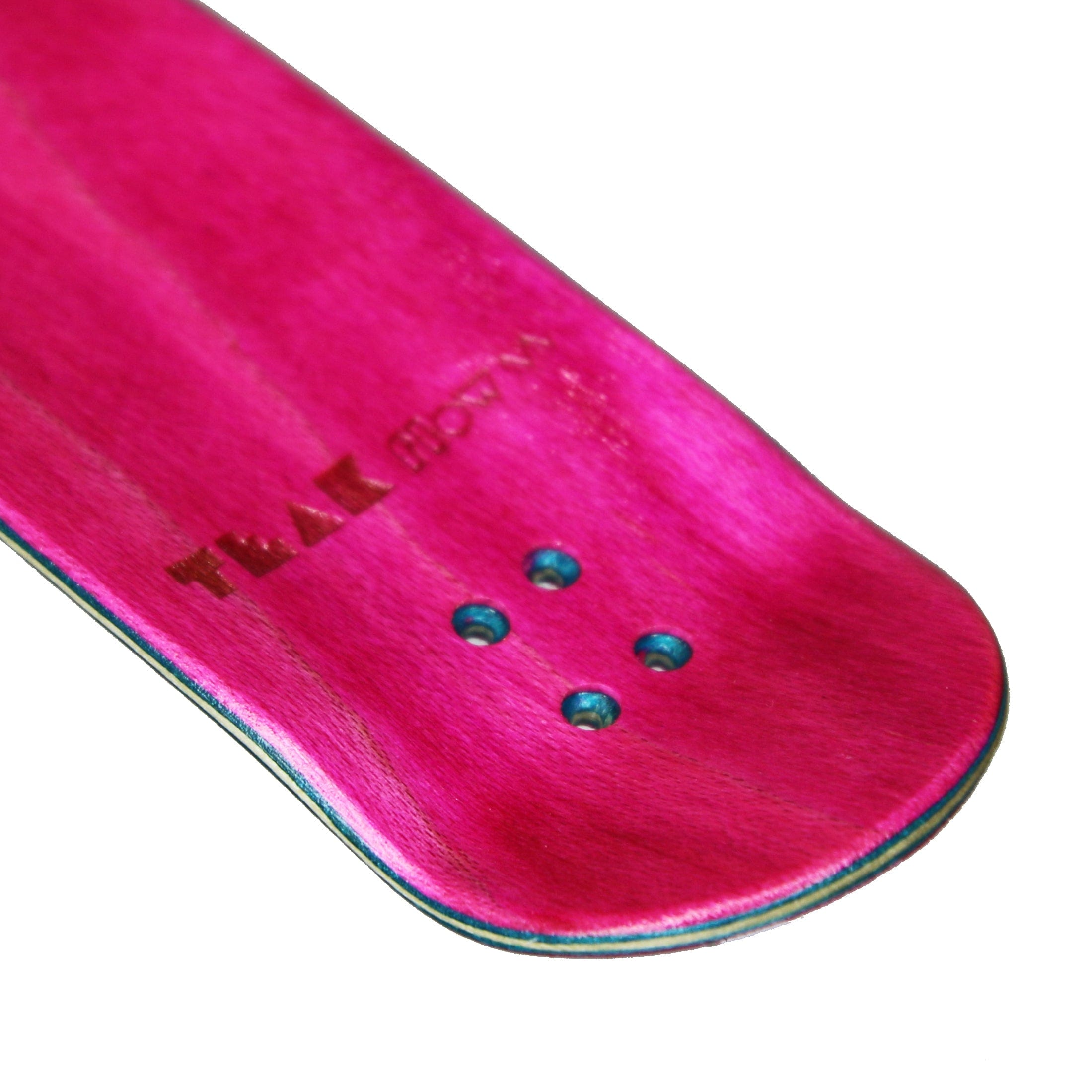 Flow Series Wooden Deck - “Pink Yeti” Graphic - 34x96mm with