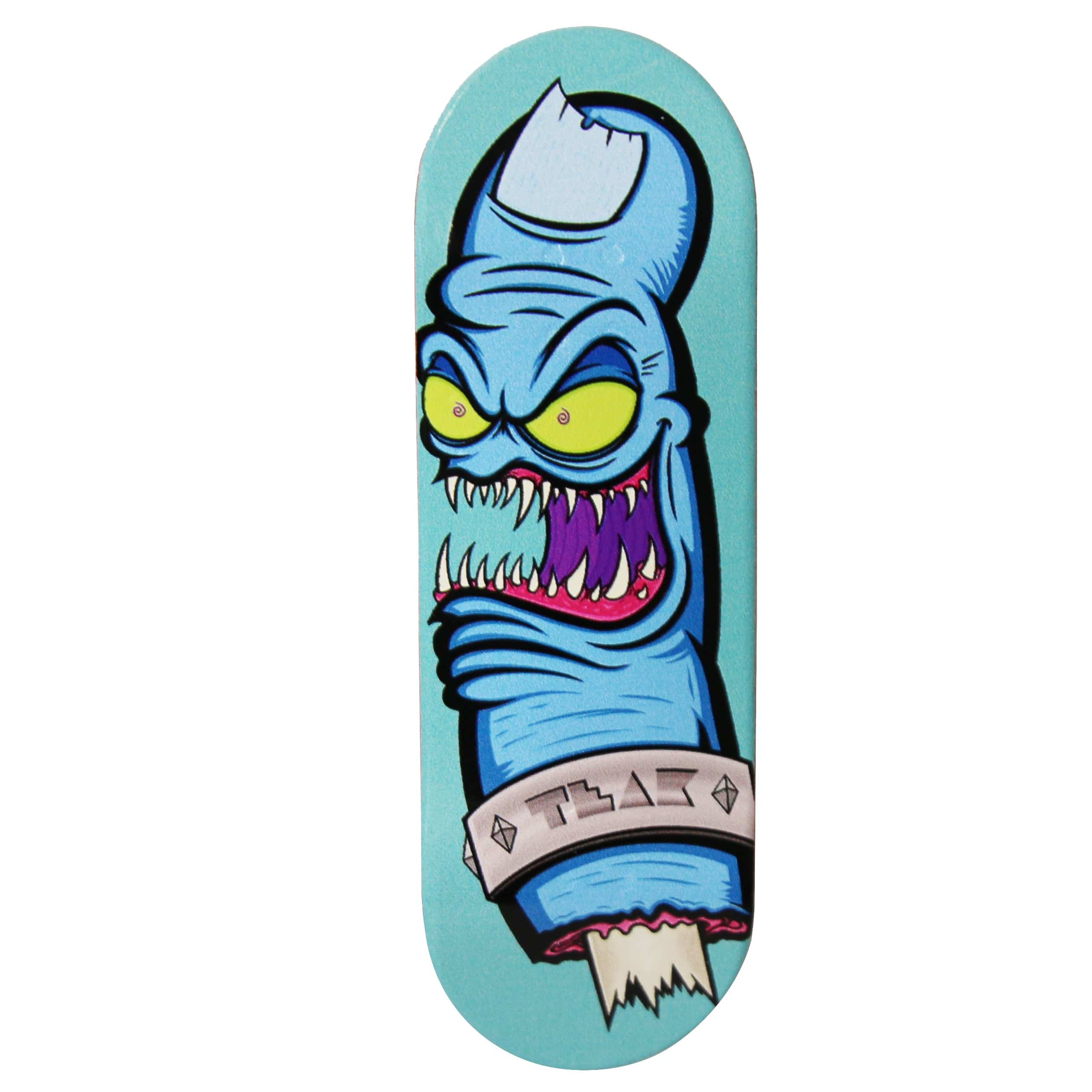 Flow Series Wooden Deck - “Gnarly Bite” Graphic by @jhefty