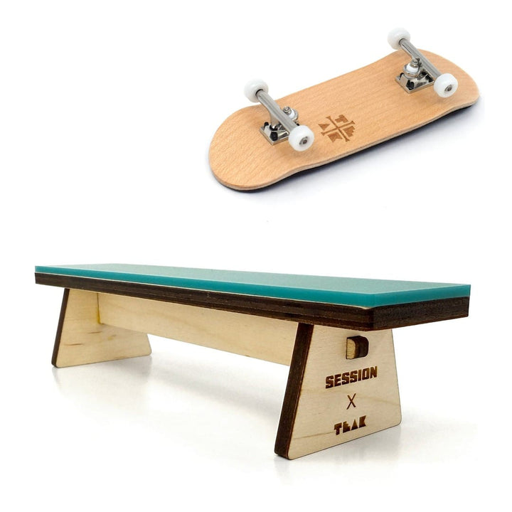 Teak Tuning The Plaza Bench Combo - Gen2 Fingerboard Complete + Session Bench