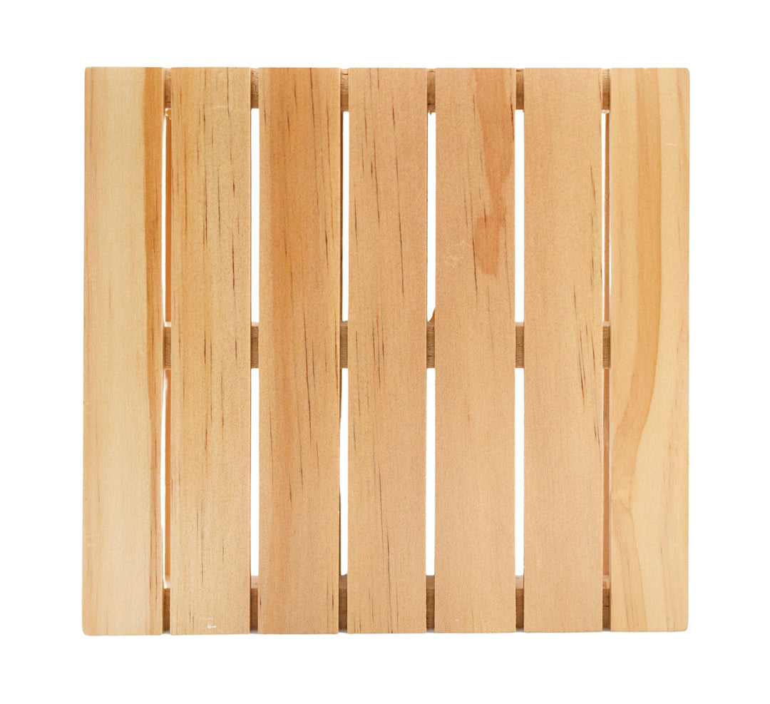 Teak Tuning 3 Pack - White & Light Blue Logo Painted Wooden Fingerboard Pallets, 6.25 Inches
