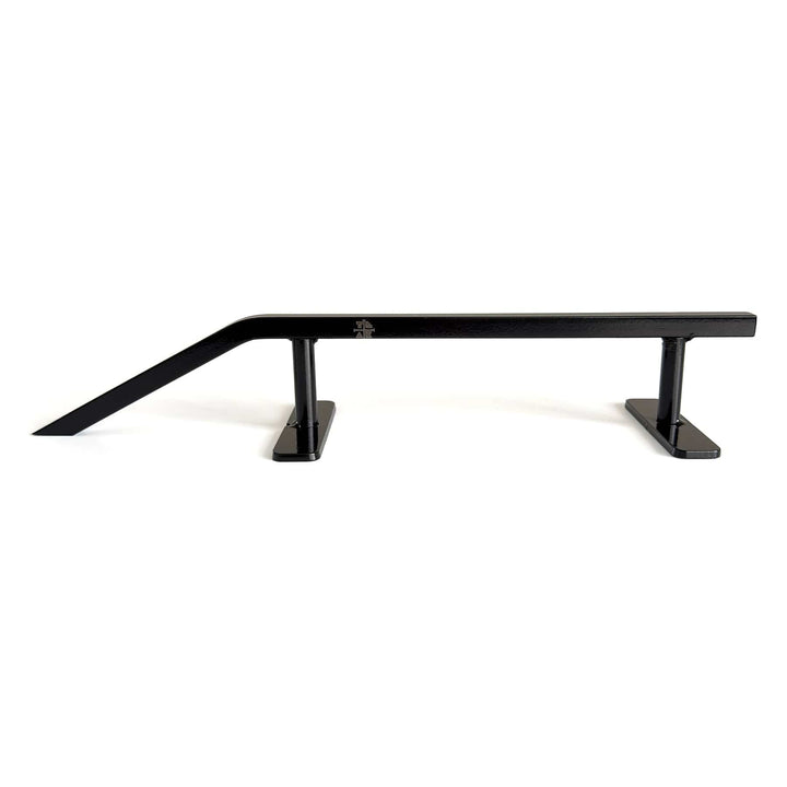 Teak Tuning Fingerboard Rail with Pole Jam Entrance V2, 12.5" Long - Steel Construction - Made in USA - Black