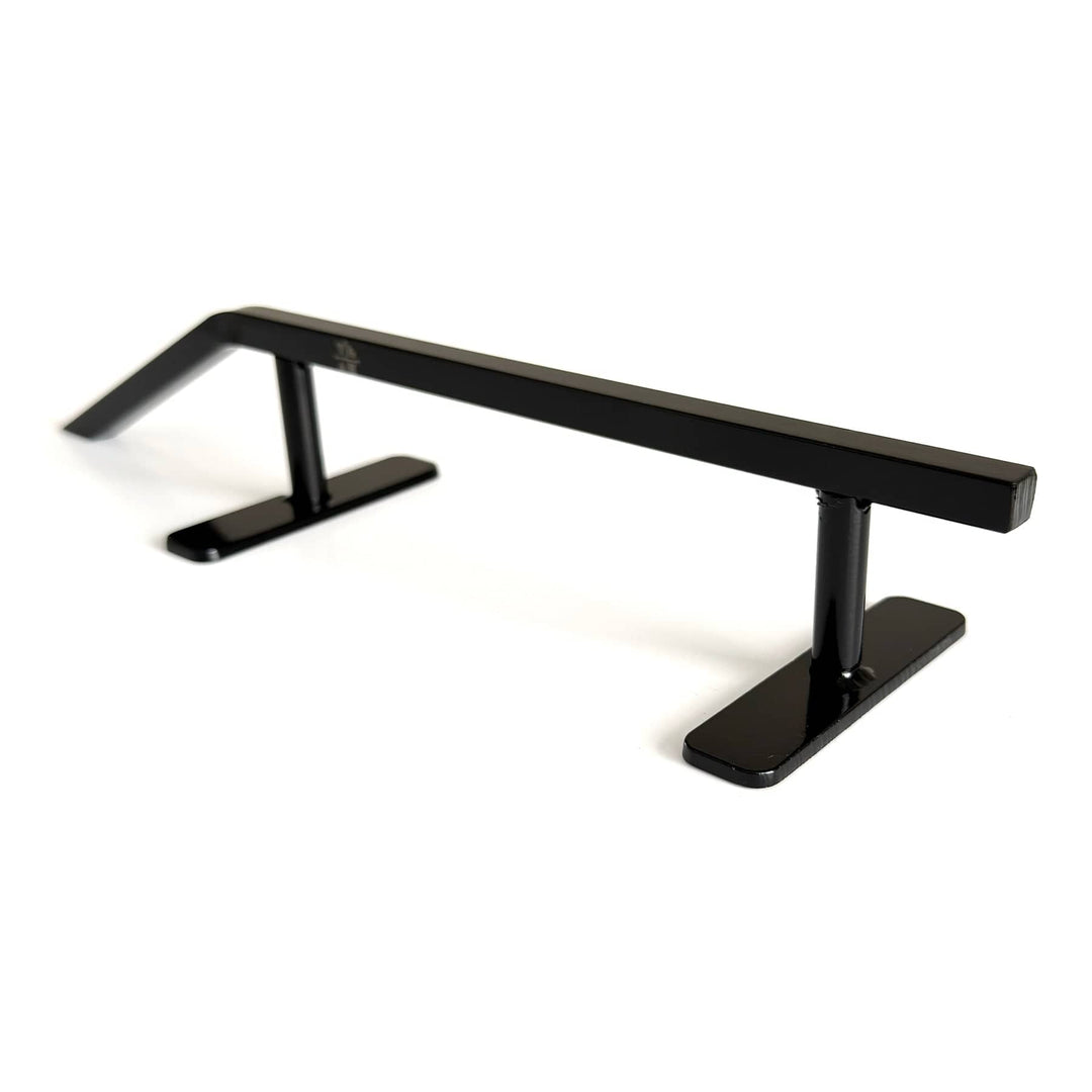 Teak Tuning Fingerboard Rail with Pole Jam Entrance V2, 12.5" Long - Steel Construction - Made in USA - Black