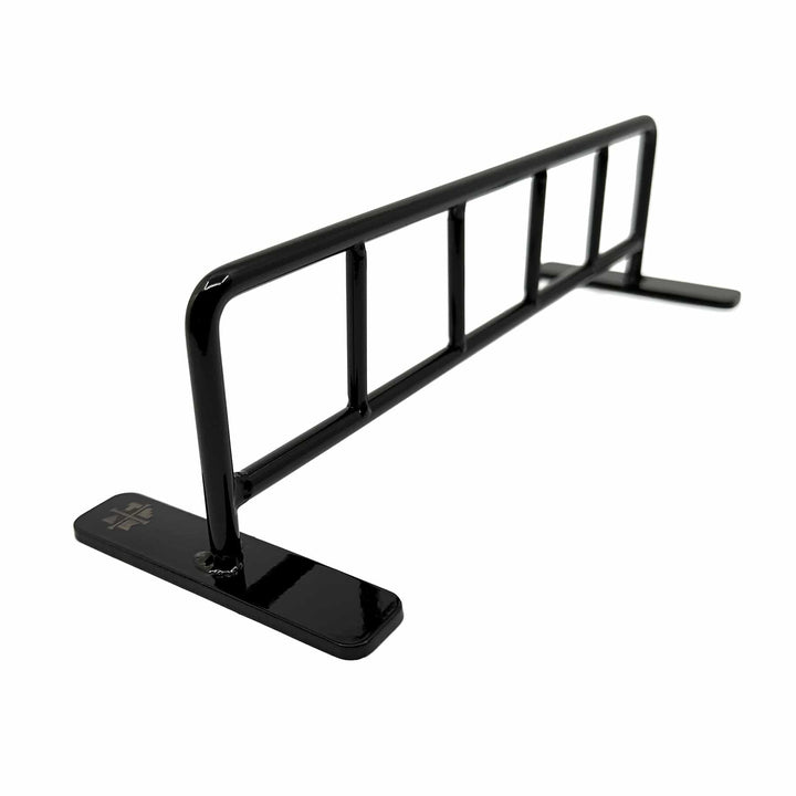 Teak Tuning Bike Rack Style Fingerboard Rail V2, 10" Long - Steel Construction - Made in USA - Black