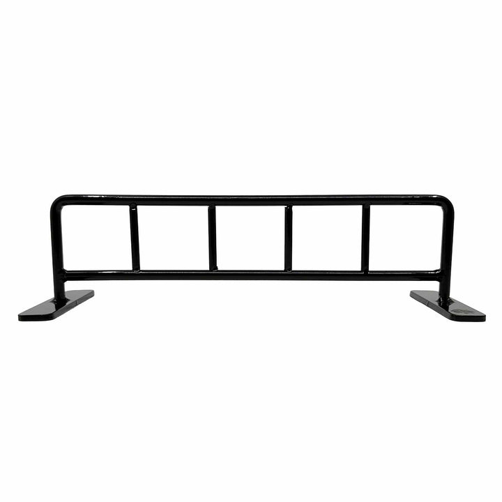 Teak Tuning Bike Rack Style Fingerboard Rail V2, 10" Long - Steel Construction - Made in USA - Black