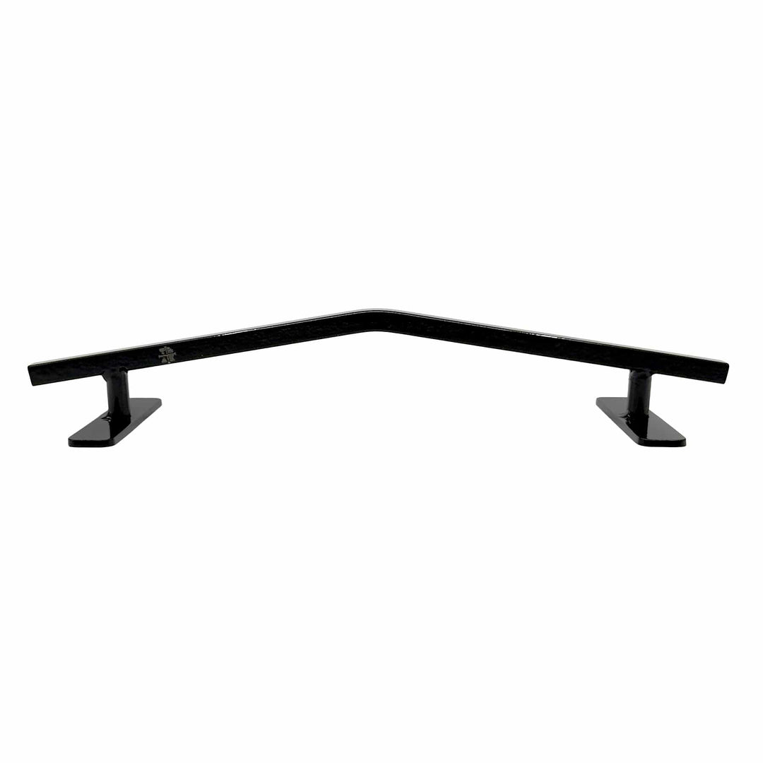 Teak Tuning Straight, Mellow Peak Style Fingerboard Rail V2, 12" Long - Steel Construction - Made in USA - Black