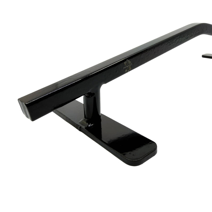 Teak Tuning Straight, Mellow Peak Style Fingerboard Rail V2, 12" Long - Steel Construction - Made in USA - Black