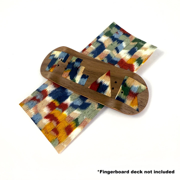 Teak Tuning Pro Fingerboards Mixed Veneer Pack - 5 Sheets of Unique Veneer for Making Fingerboard Decks