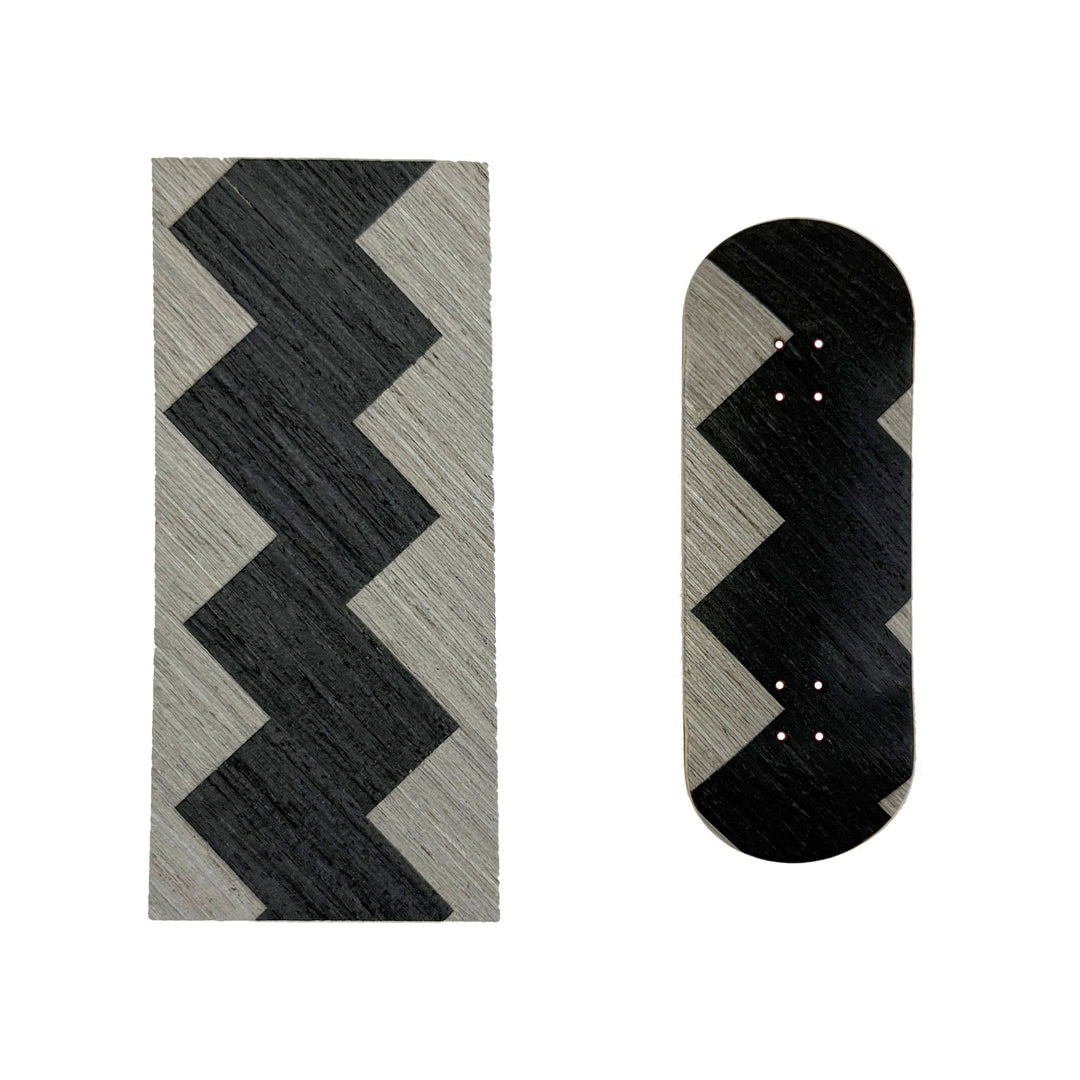 Teak Tuning Pro Fingerboards Mixed Veneer Pack - 5 Sheets of Unique Veneer for Making Fingerboard Decks