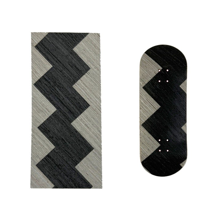 Teak Tuning Pro Fingerboards Mixed Veneer Pack - 5 Sheets of Unique Veneer for Making Fingerboard Decks