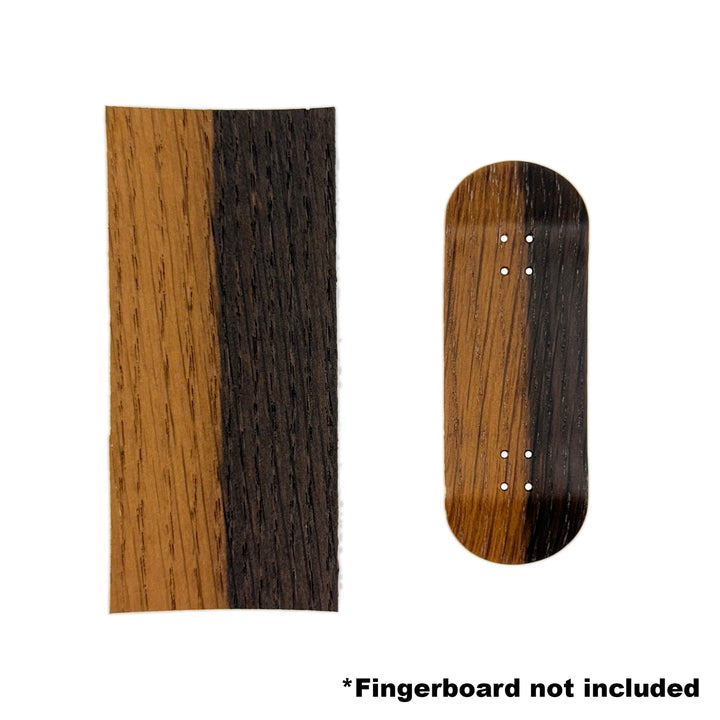 Teak Tuning Pro Fingerboards Mixed Veneer Pack - 5 Sheets of Unique Veneer for Making Fingerboard Decks