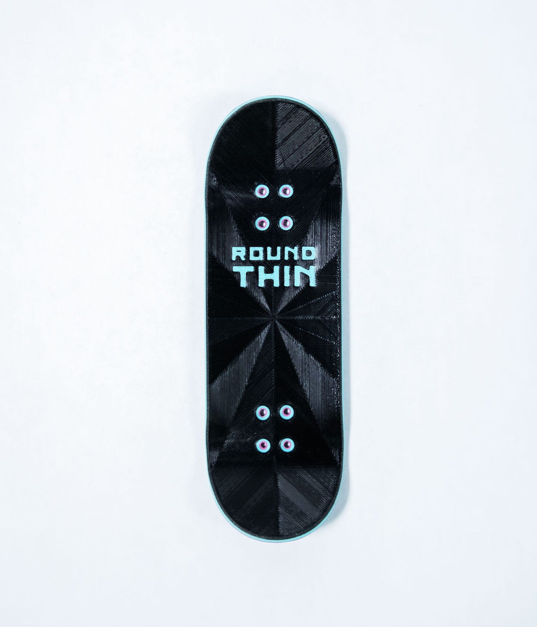 6oh5oh Teak x 6oh5oh 3D Printed Fingerboard Deck - Teal