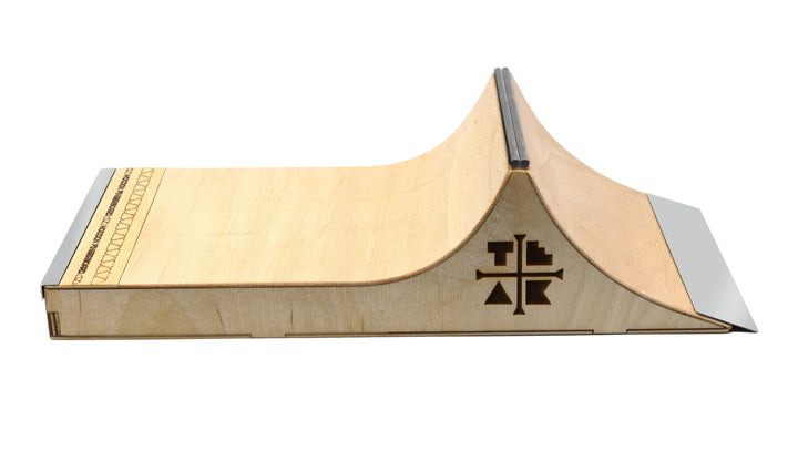 Teak Tuning *PRE-SALE* Teak Tuning Wooden Fingerboard "Double Ramp", 16.5Inches - Collab with WoodOn