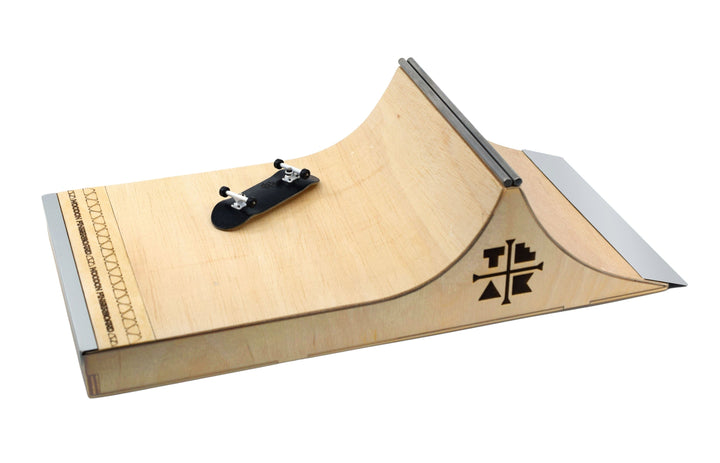 Teak Tuning *PRE-SALE* Teak Tuning Wooden Fingerboard "Double Ramp", 16.5Inches - Collab with WoodOn