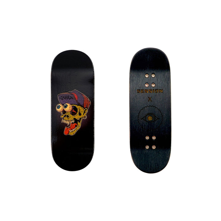 Session Fingerboards SESSION x TUIBZ Collab Decks - BROKEN (Black) - 32mm OR 34mm