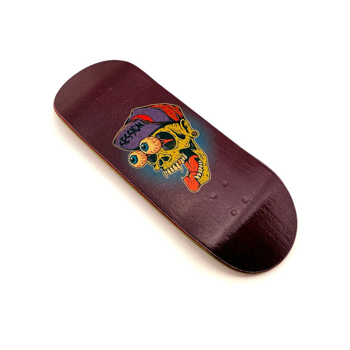Session Fingerboards SESSION x TUIBZ Collab Decks - BROKEN (Maroon) - 32mm OR 34mm