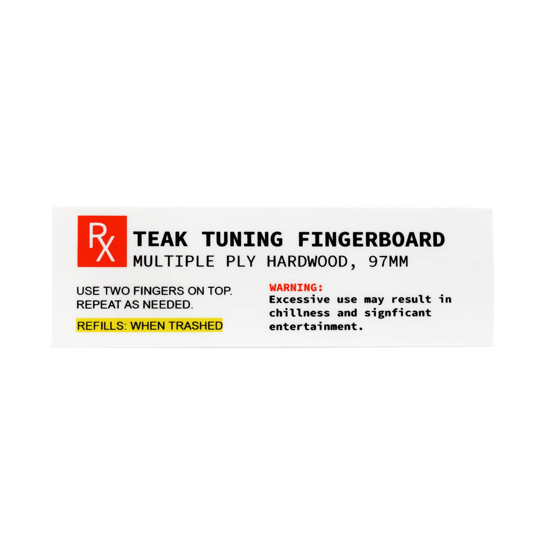 Teak Tuning "Teak Prescription" Deck Graphic Wrap - 35mm x 110mm