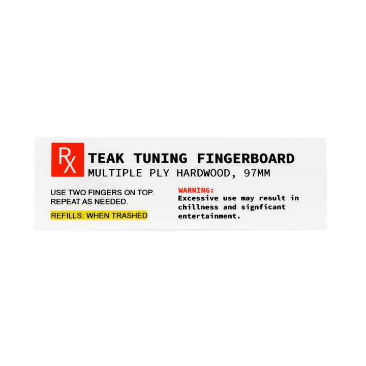 Teak Tuning "Teak Prescription" Deck Graphic Wrap - 35mm x 110mm