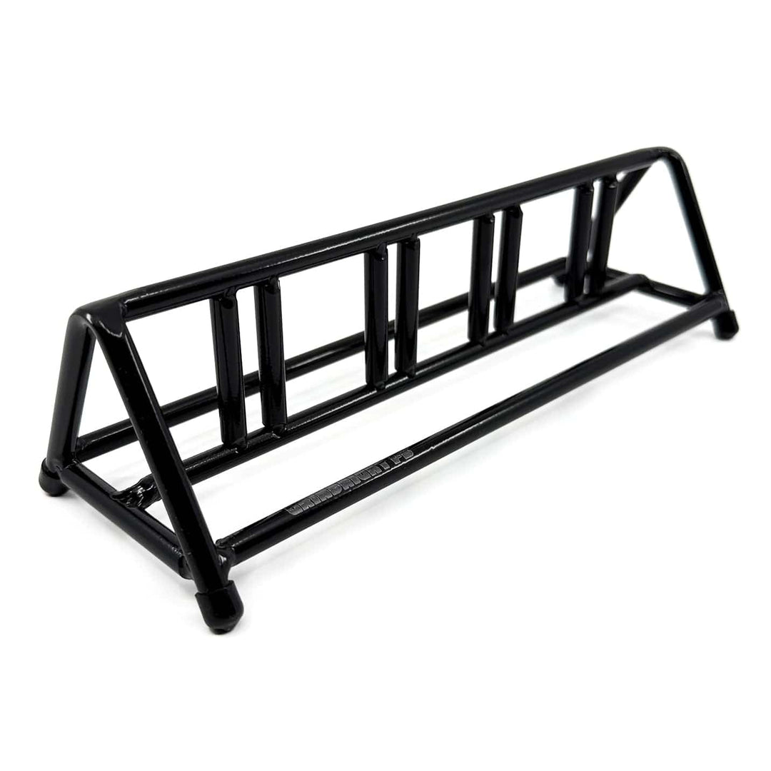 Teak Tuning Pro Fingerboards GrindRight Realistic Bike Rack Fingerboard Rail - 8 Inches - Black Edition