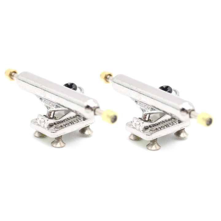 Teak Tuning Pro Fingerboards 33mm Professional Blistered Fingerboard Trucks - Silver Chrome