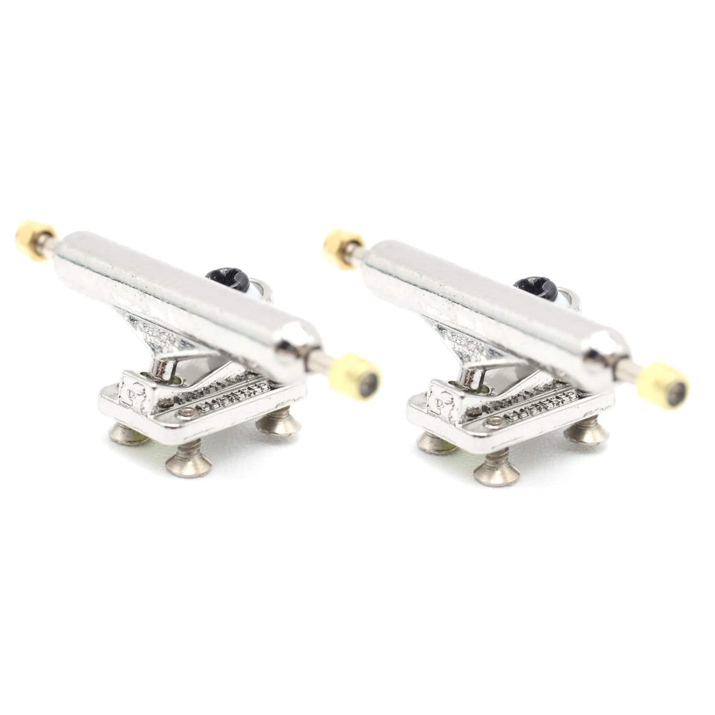 33mm Professional Blistered Fingerboard Trucks - Silver Chrome