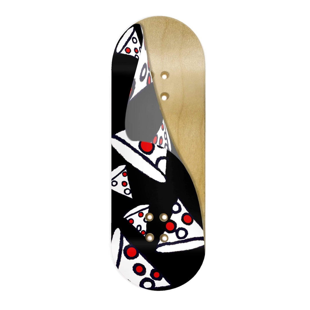 Teak Tuning "Pizza Frenzy" WellVentions Collaboration Deck Graphic Wrap - Designed by Isabela (age 14) - 35mm x 110mm