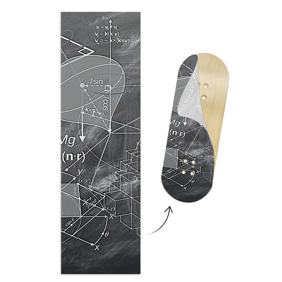 Teak Tuning Limited Edition "Chalk It Up To Science" Deck Graphic Wrap - 35mm x 110mm