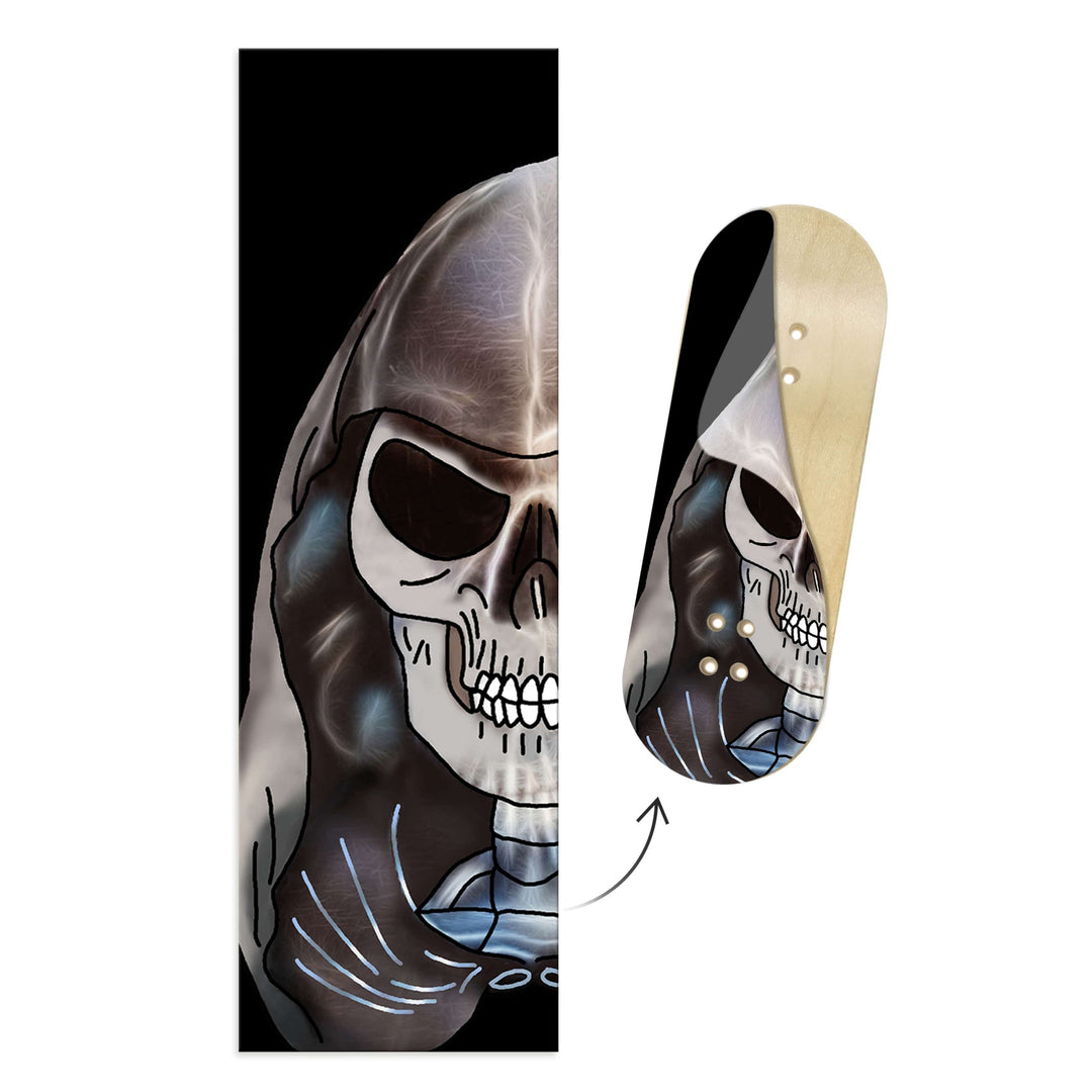 Teak Tuning "Skelly" WellVentions Collaboration Deck Graphic Wrap - Designed by Kuji (age 15) - 35mm x 110mm
