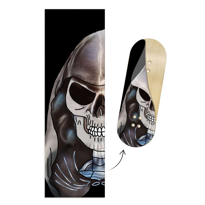 Teak Tuning "Skelly" WellVentions Collaboration Deck Graphic Wrap - Designed by Kuji (age 15) - 35mm x 110mm