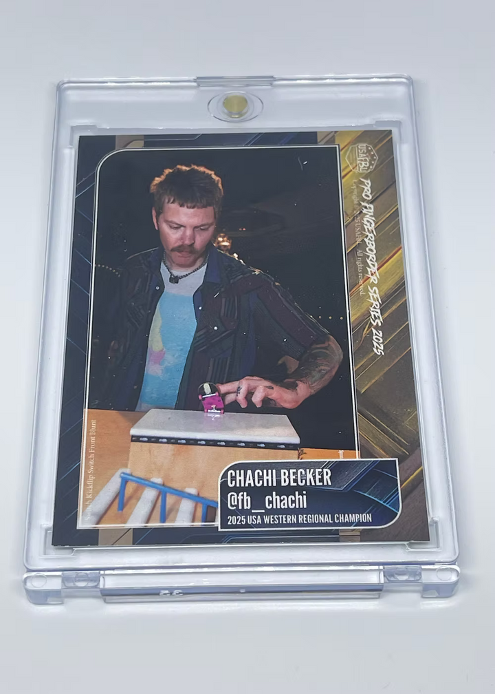 USAFBL 2025 Pro Fingerboard Trading Cards - Individual Collector Cards in Cases