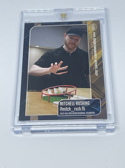 USAFBL USAFBL 2025 Pro Fingerboard Trading Cards - Individual Collector Cards in Cases Mitchell Rushing