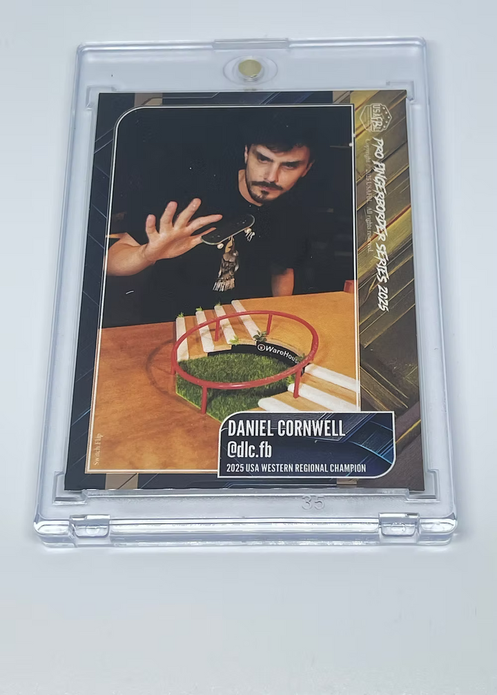 USAFBL 2025 Pro Fingerboard Trading Cards - Individual Collector Cards in Cases