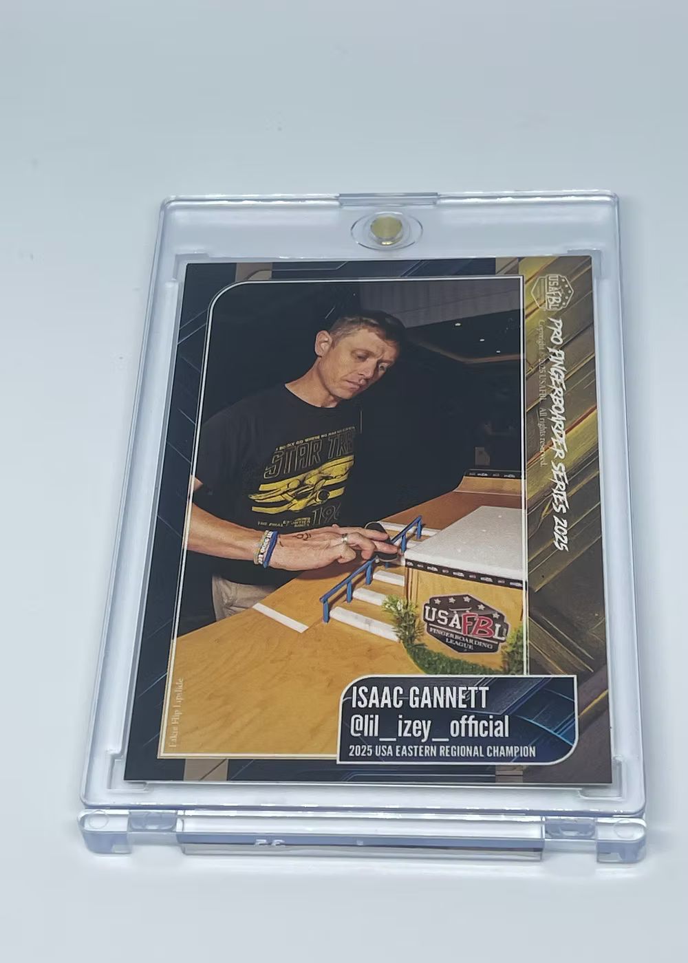 USAFBL 2025 Pro Fingerboard Trading Cards - Individual Collector Cards in Cases