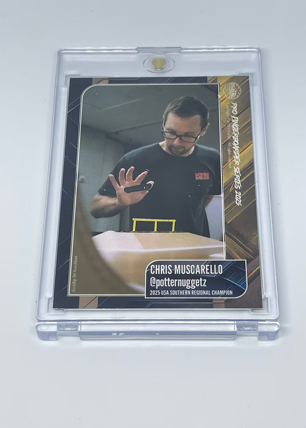 USAFBL 2025 Pro Fingerboard Trading Cards - Individual Collector Cards in Cases