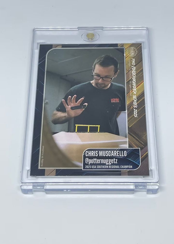 USAFBL 2025 Pro Fingerboard Trading Cards - Individual Collector Cards in Cases