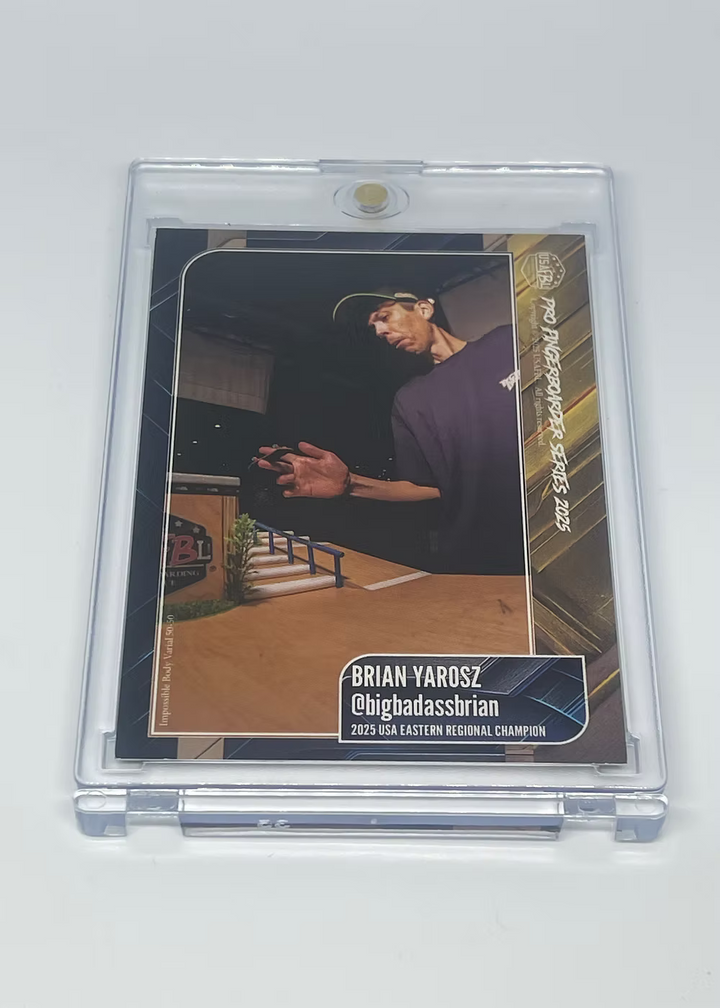 USAFBL 2025 Pro Fingerboard Trading Cards - Individual Collector Cards in Cases